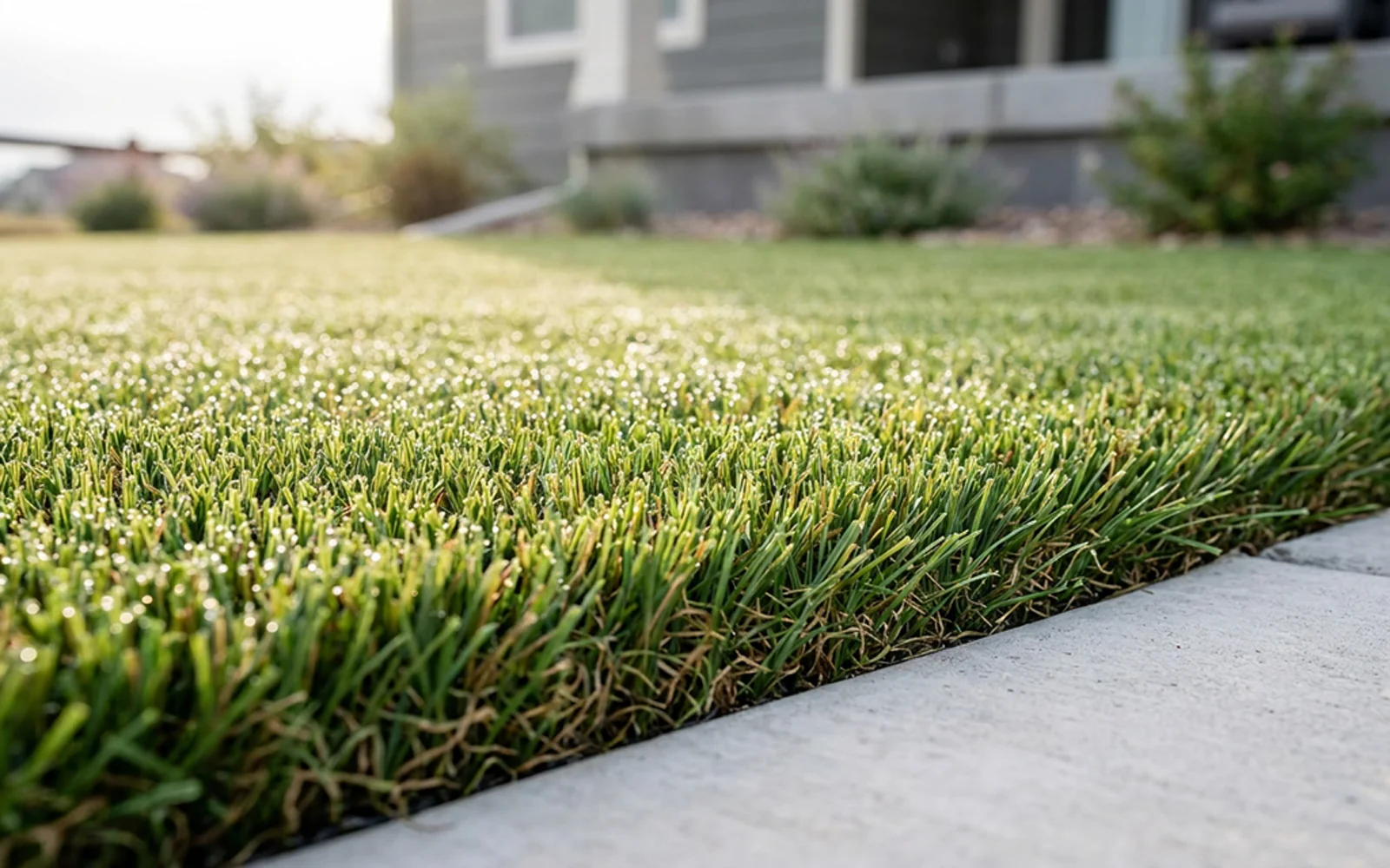 Artificial turf backyard Solstice