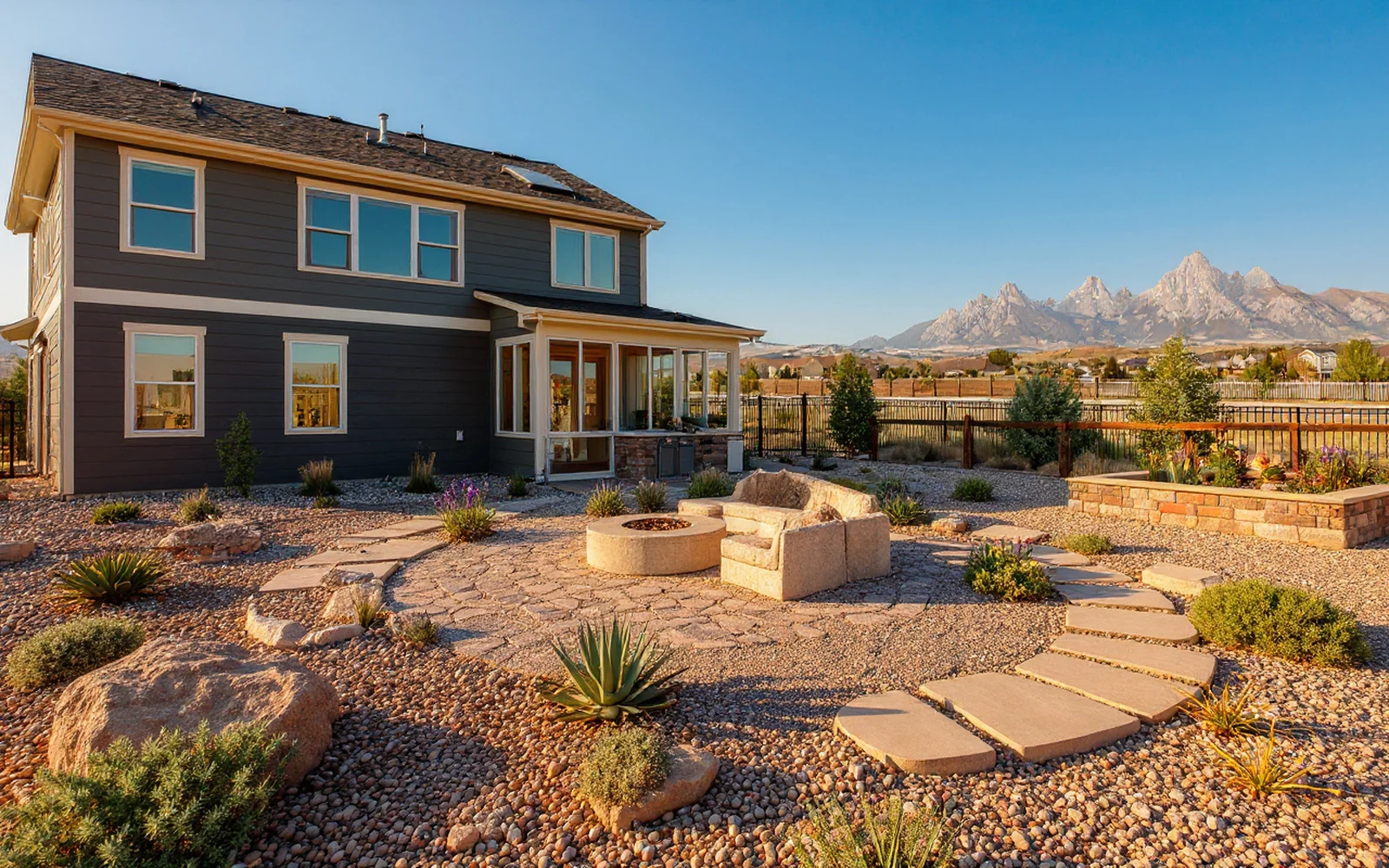 Xeriscape project Sterling Ranch