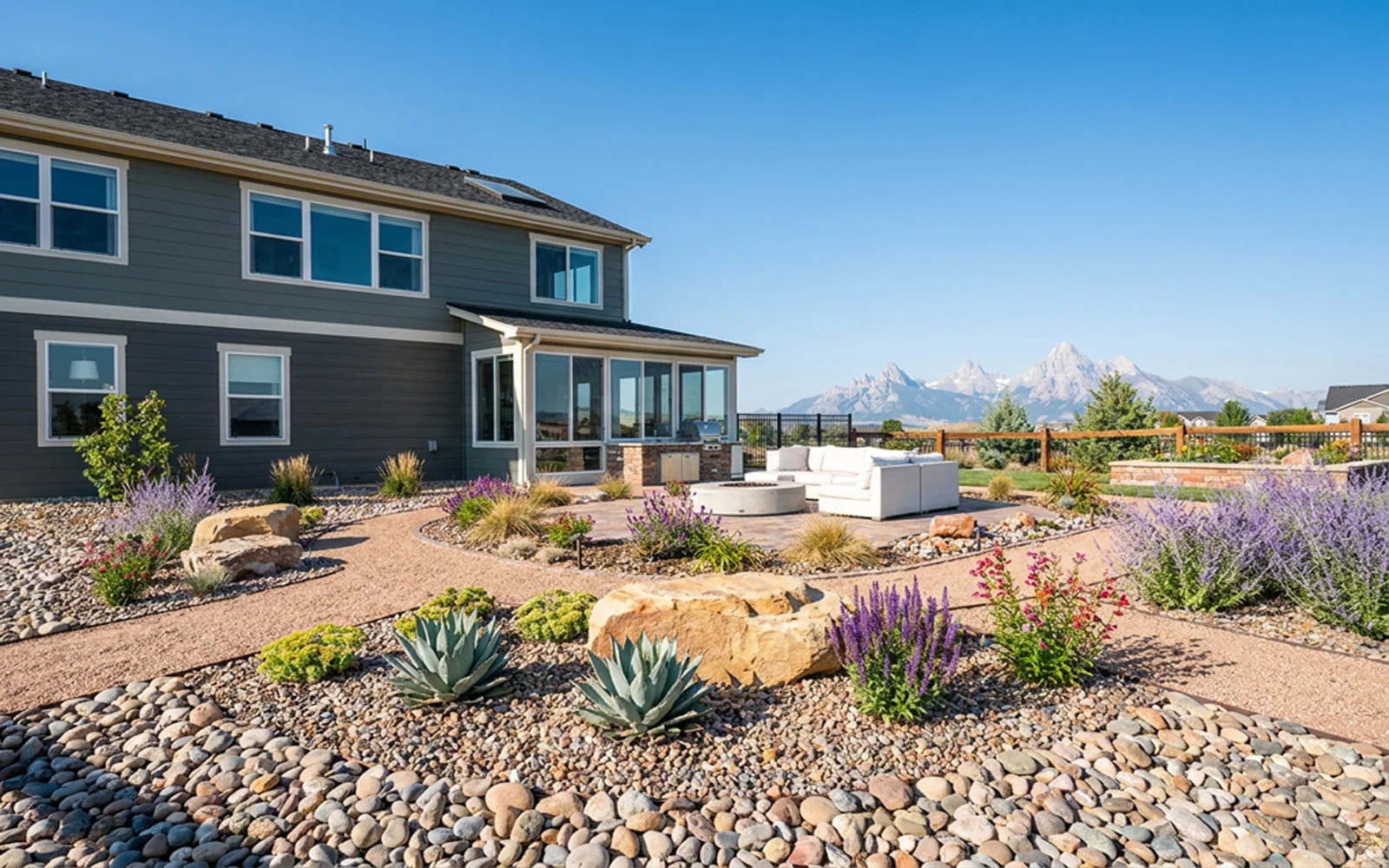 Water-wise landscape Castle Pines