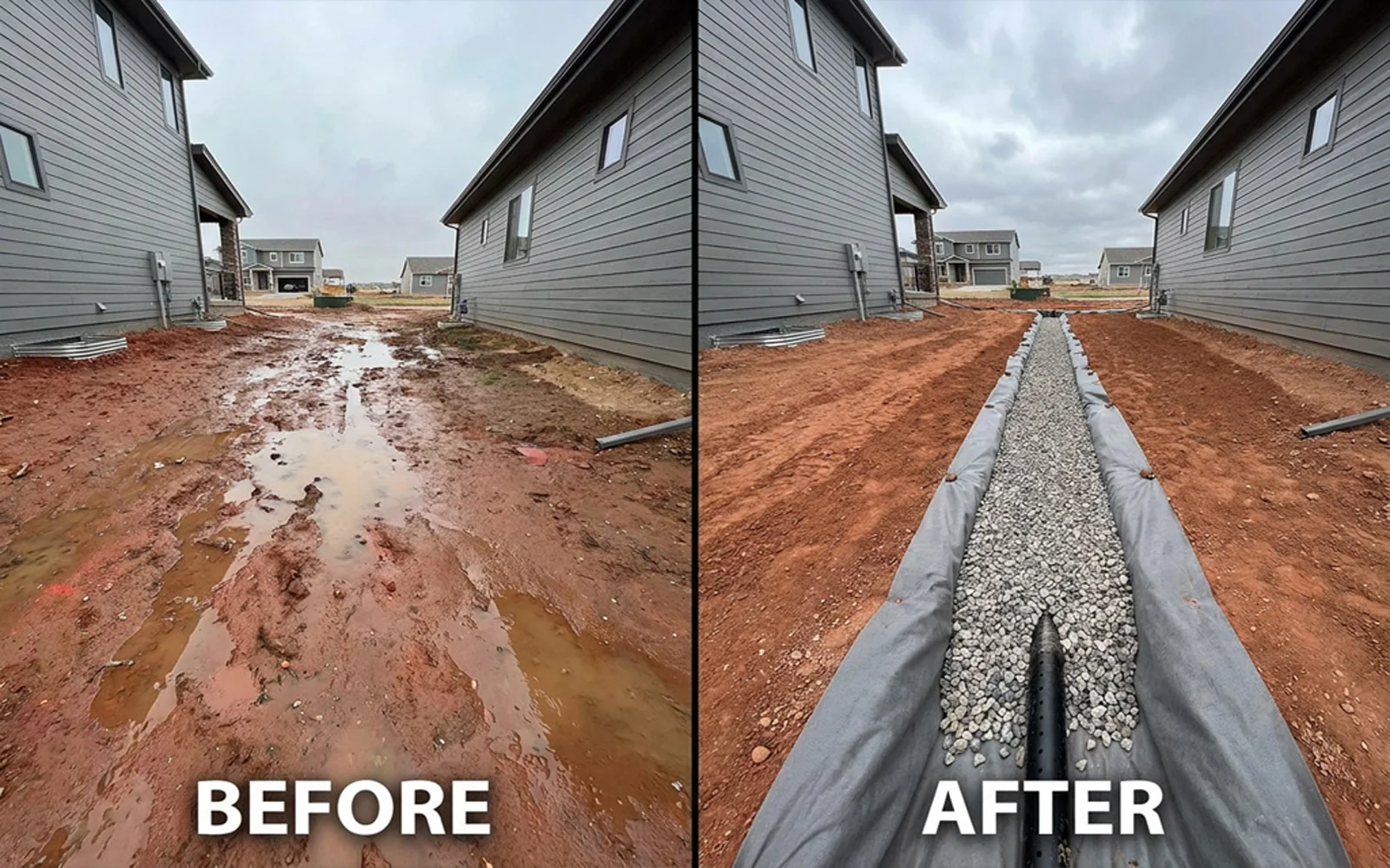 Yard Drainage Solutions South Denver | French Drains & More